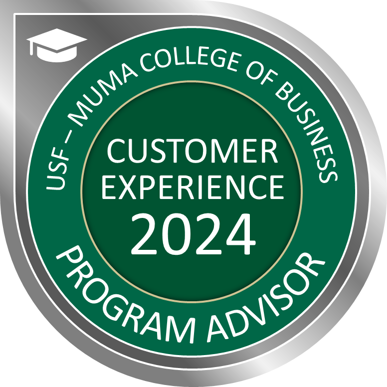 USF Muma Customer Experience Program Advisor Member Badge.